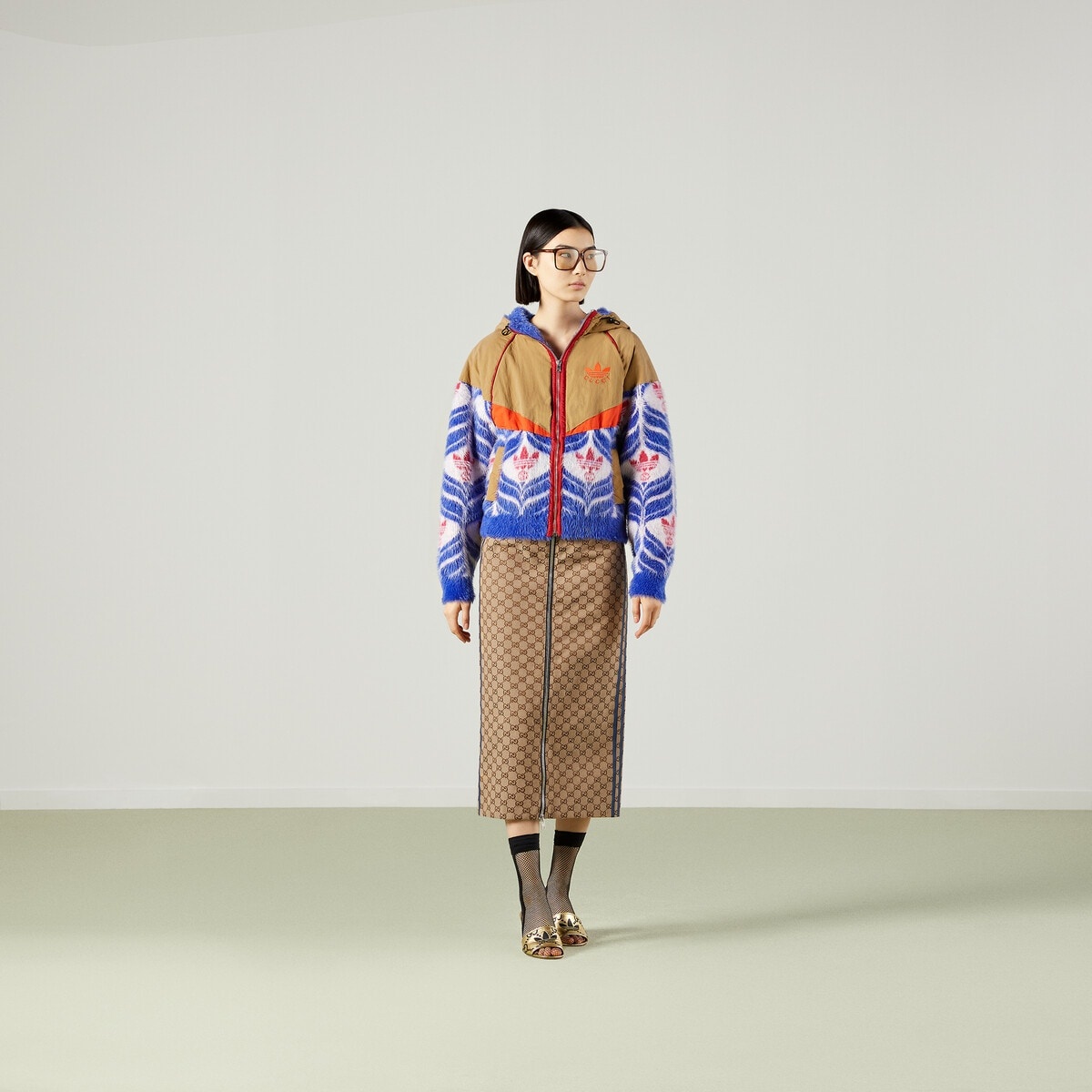adidas x Gucci GG Trefoil bomber - 2