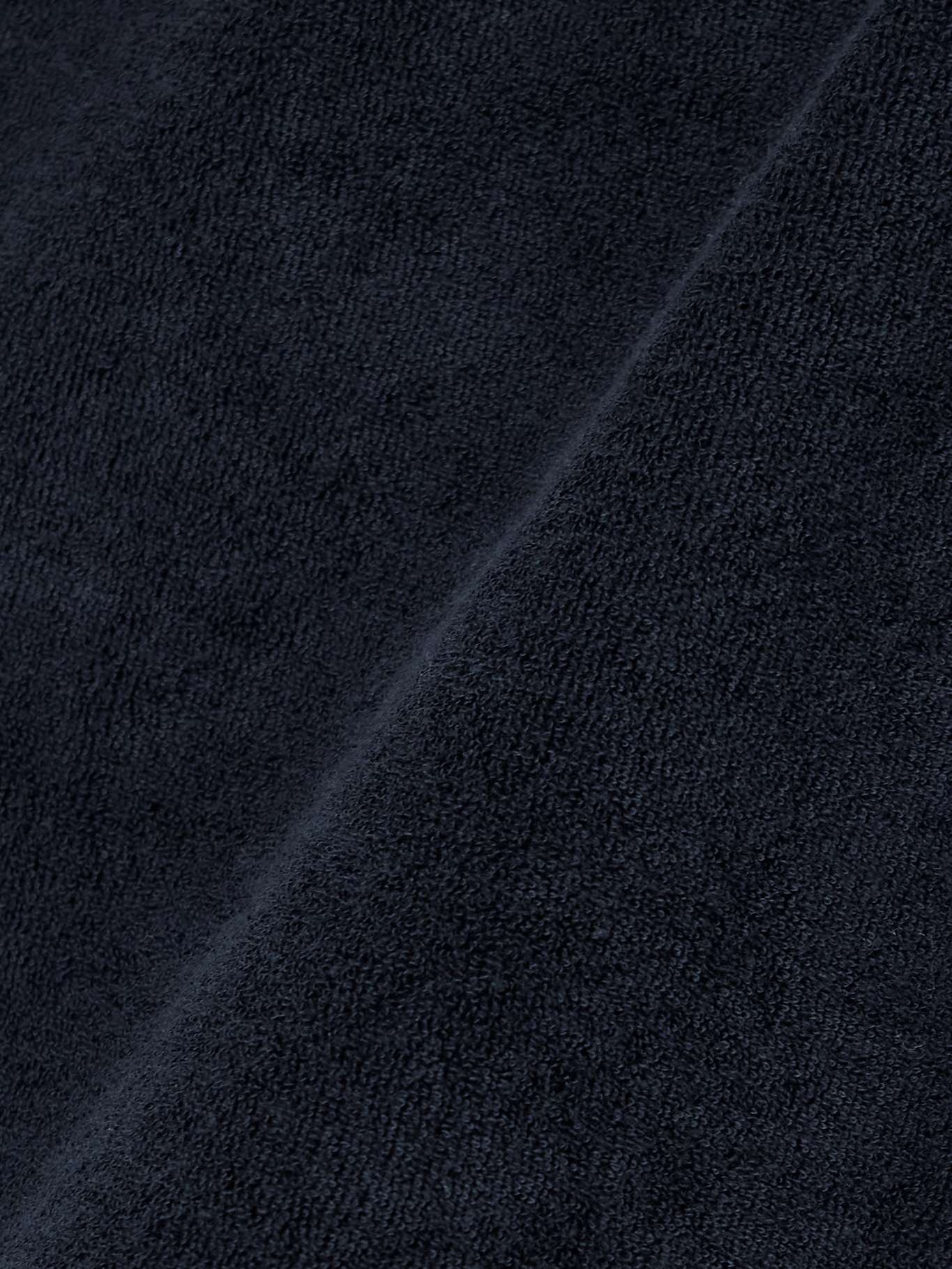 Sauna cotton-terry shorts Midnight blue - 5