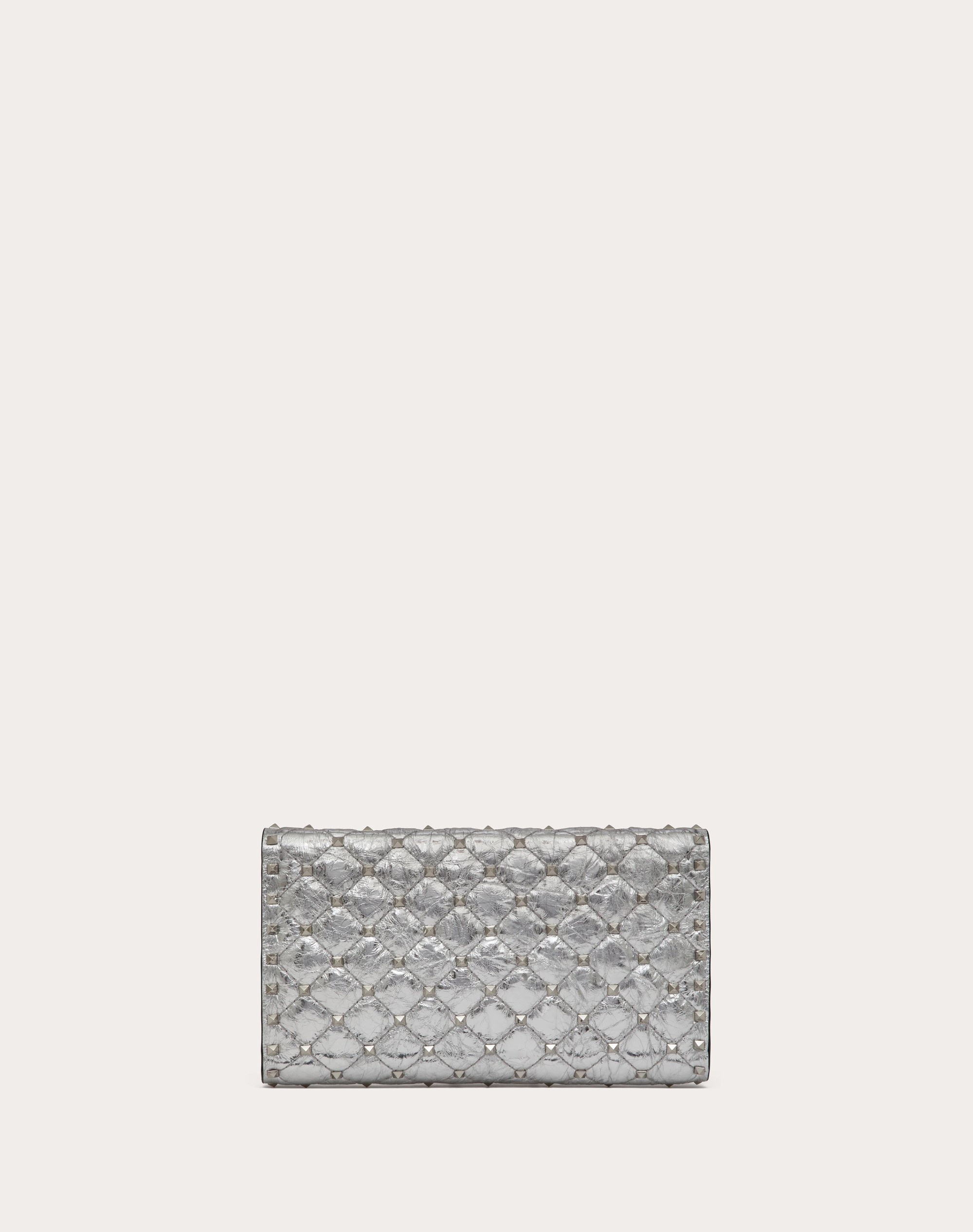 ROCKSTUD SPIKE METALLIC LAMBSKIN SHOULDER BAG - 3