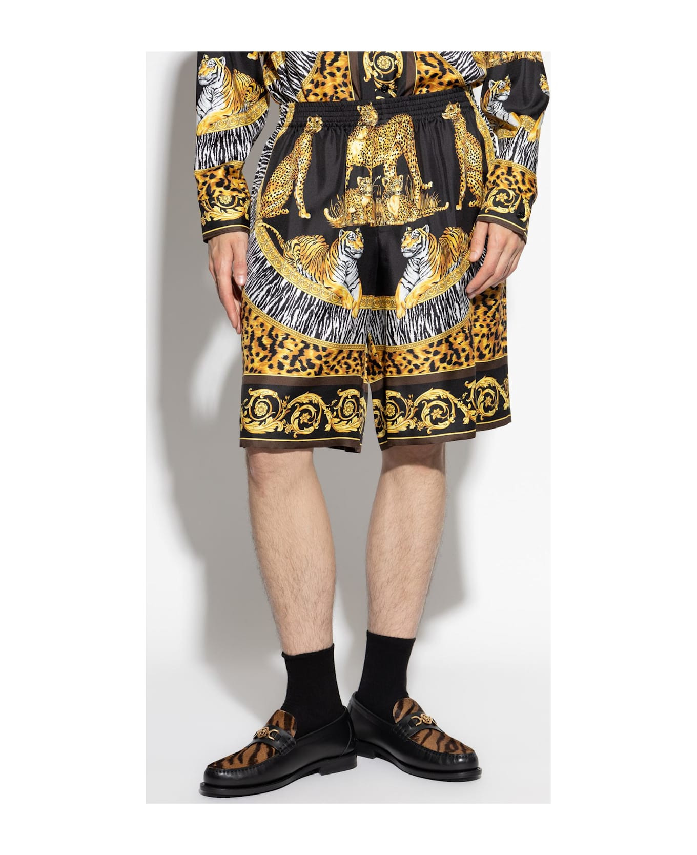 Versace Silk Shorts - 3