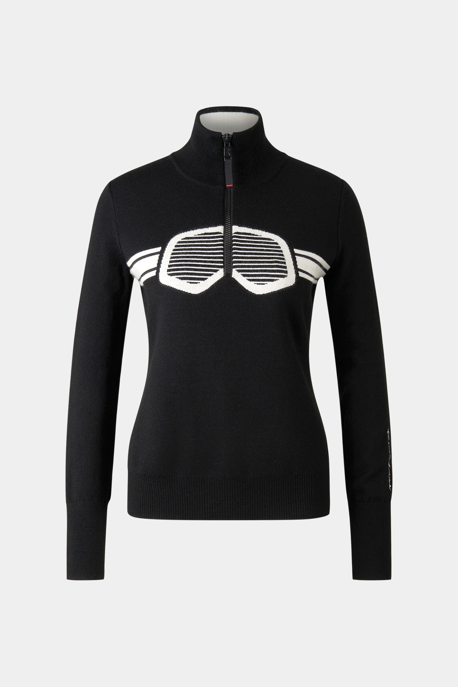Azra Half-zip pullover in Black - 1