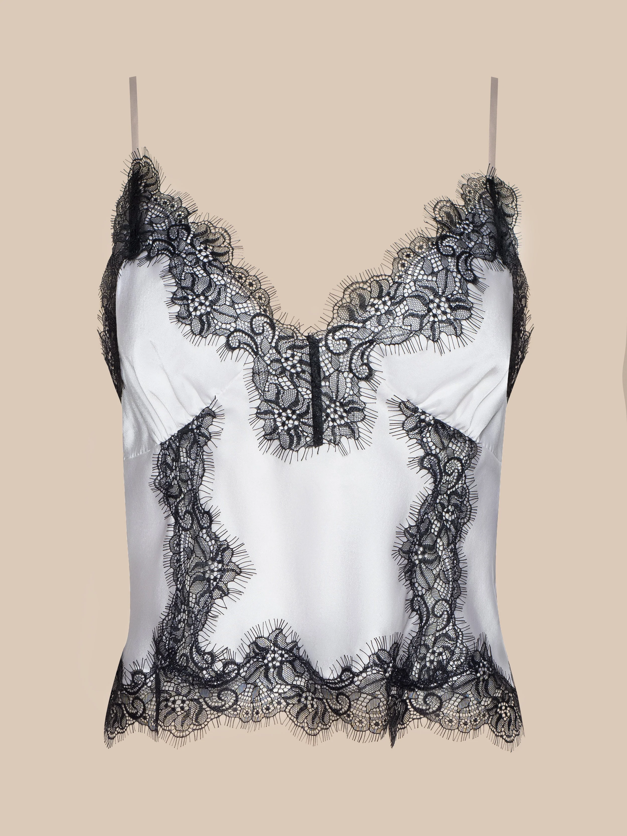 Kimber Silk Lace Camisole - 1