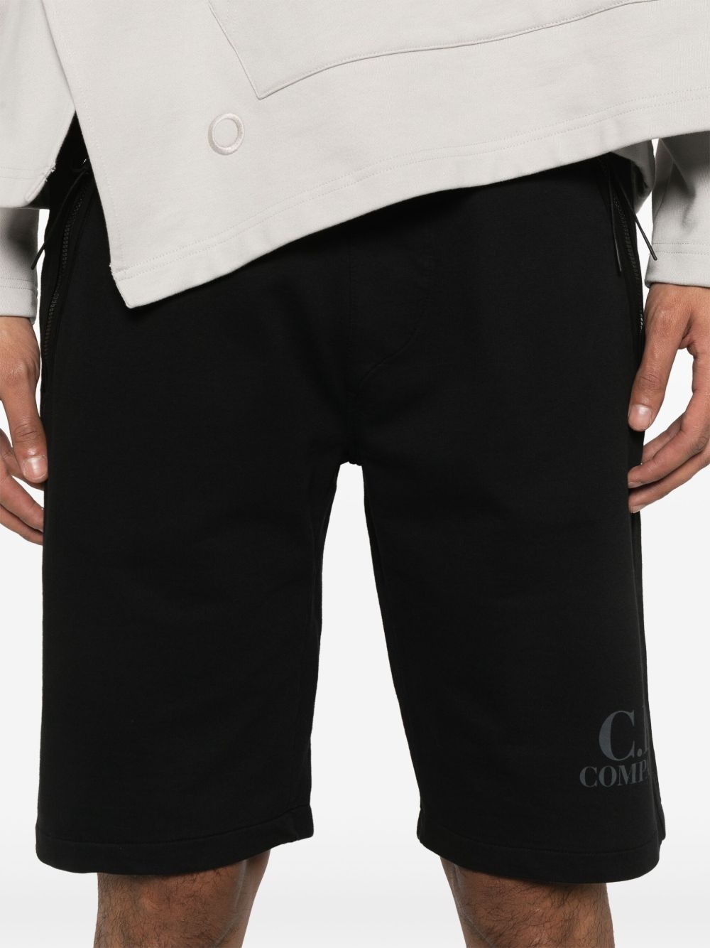 cotton fleece shorts - 5