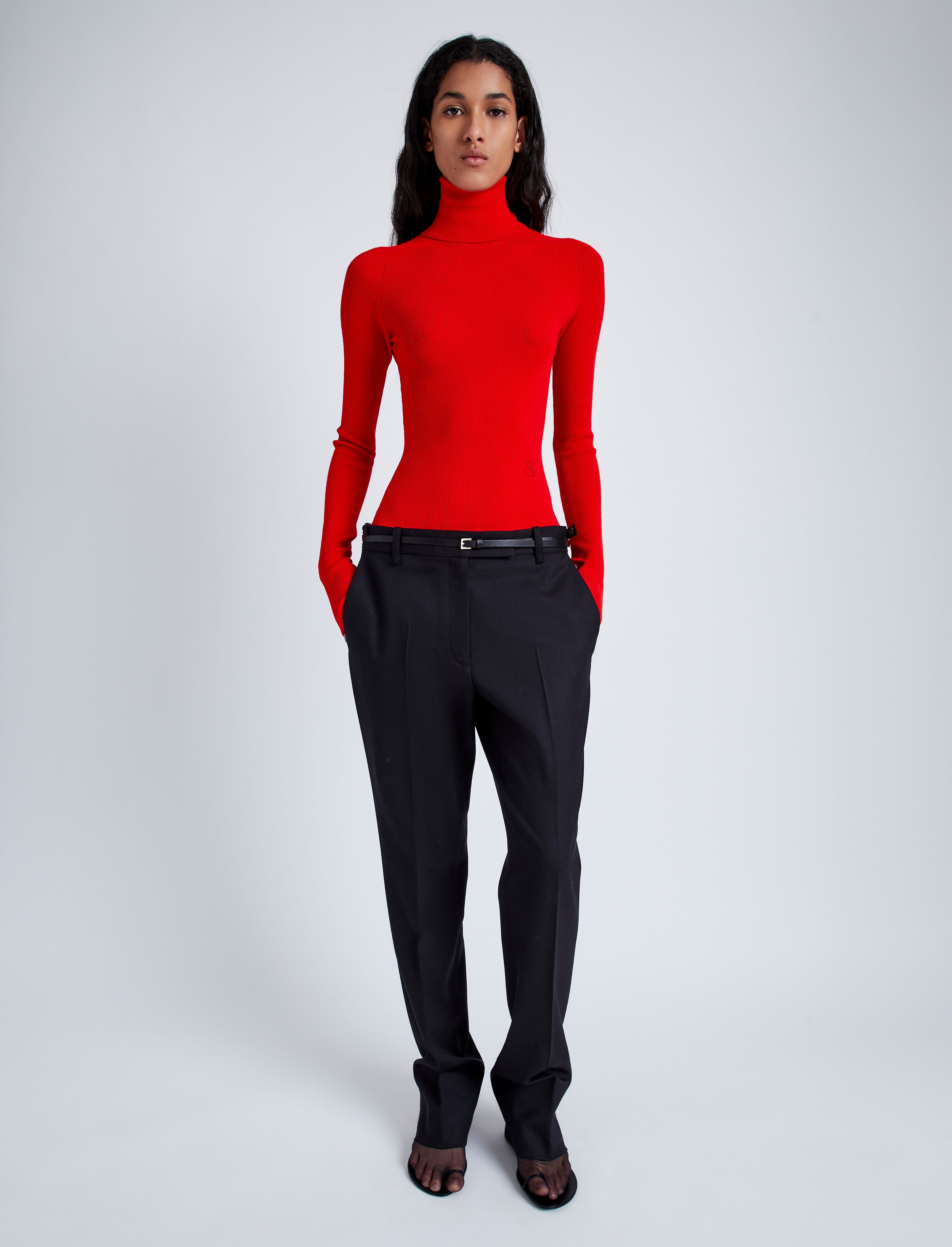 Fox Top In Matte Viscose Rib - 3