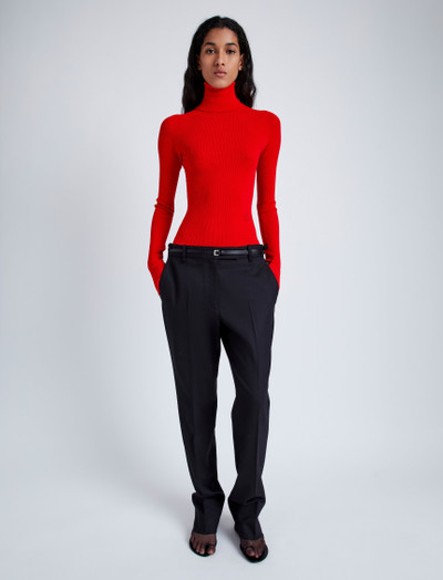 Proenza Schouler Fox Top In Matte Viscose Rib outlook