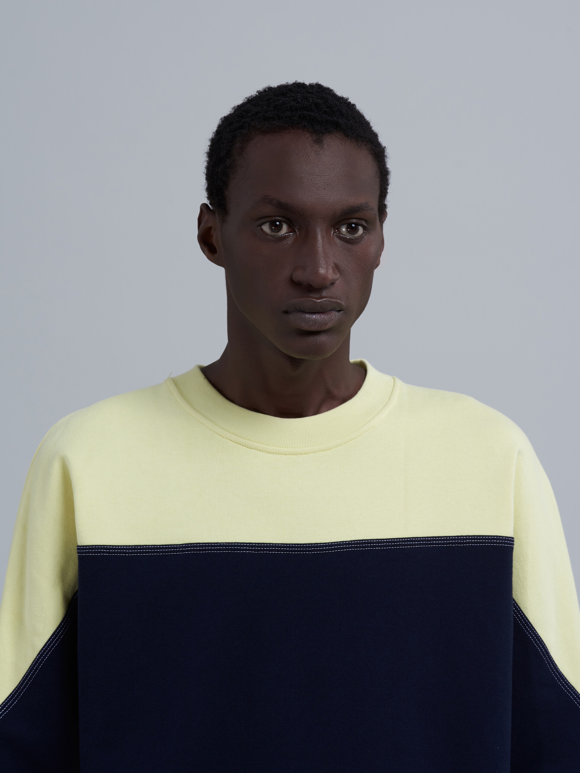 COLOURBLOCK LOOPBACK JERSEY SWEATSHIRT - 4
