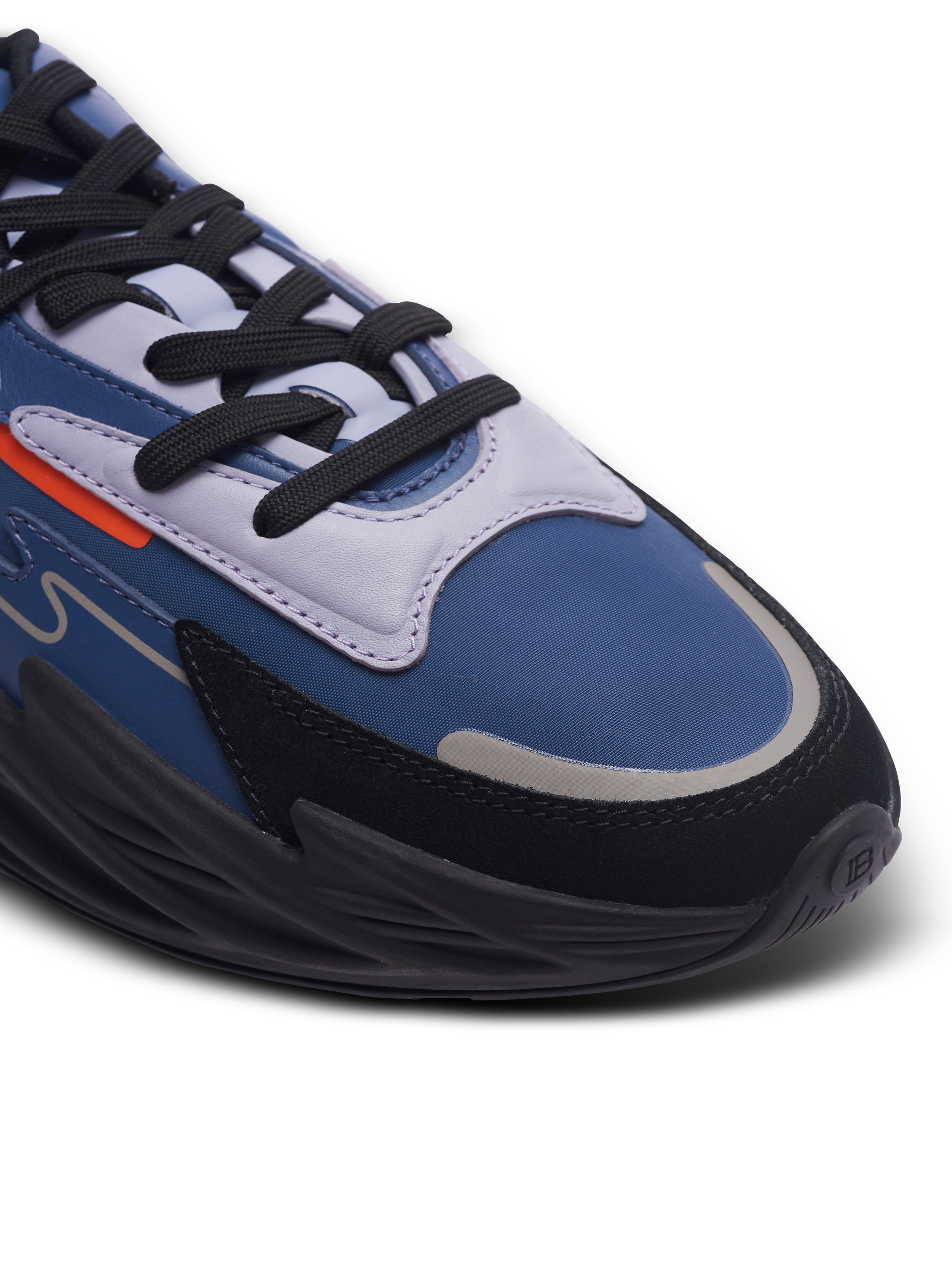Run-Row leather and nylon trainers - 7
