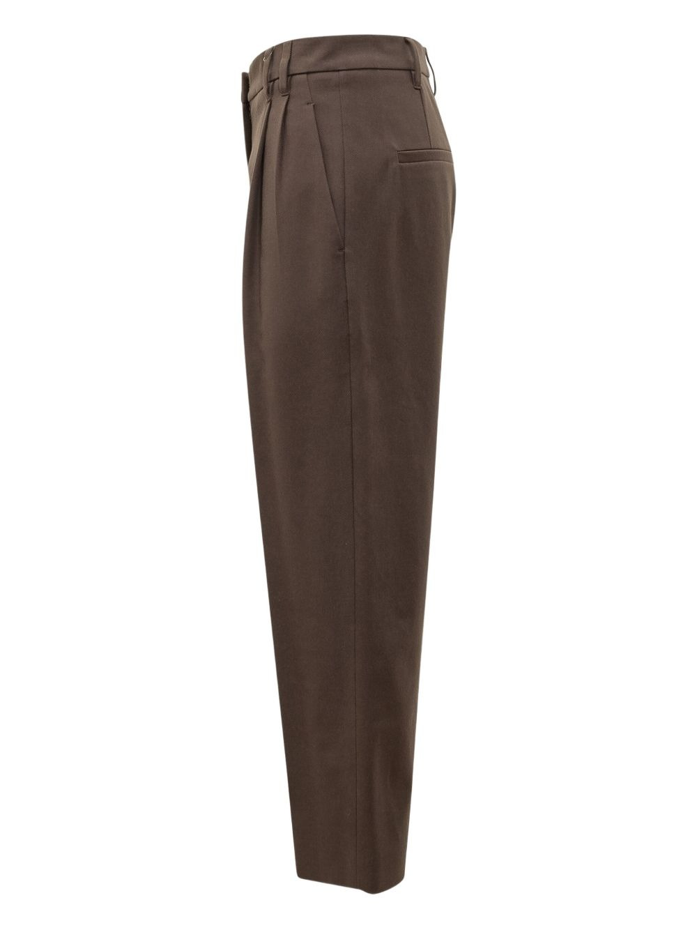 pleated-front trousers - 3