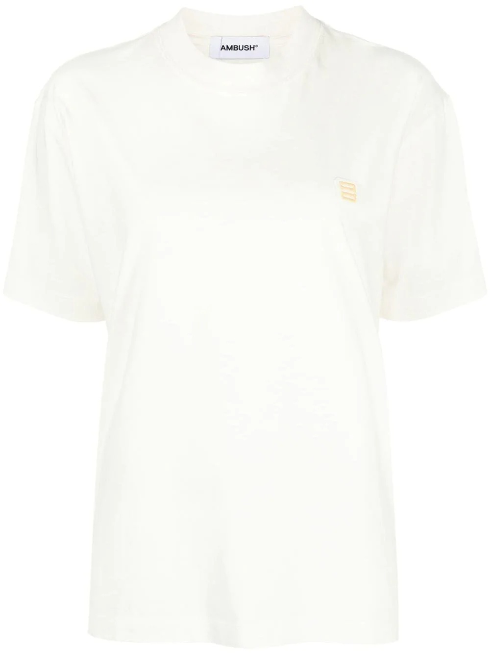 chest logo-patch detail T-shirt - 1