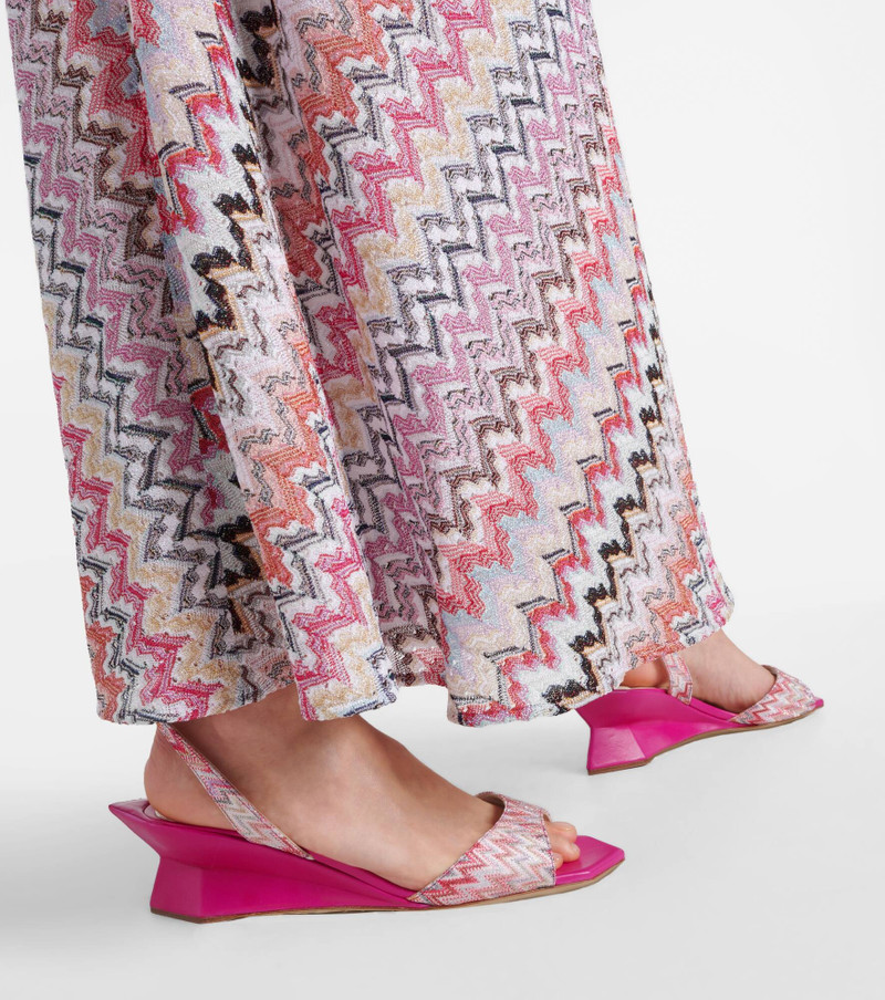 Zig Zag wedge sandals 4