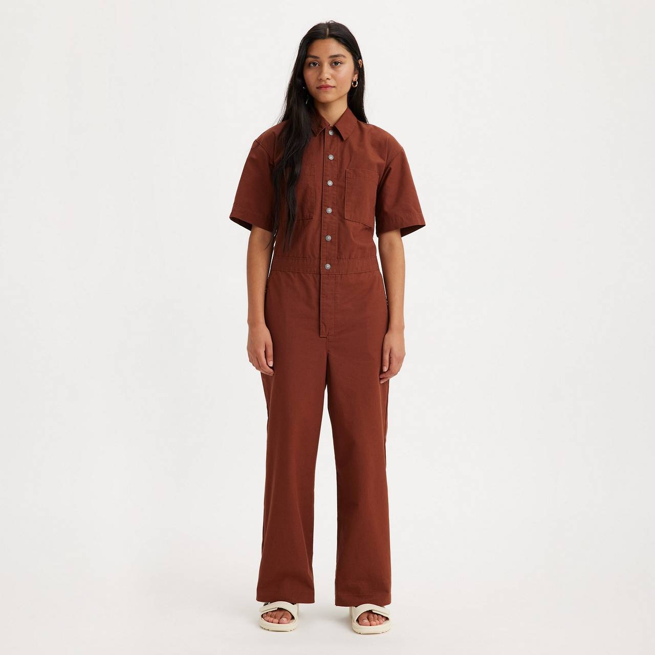 SHORT SLEEVE BOILERSUIT - 1