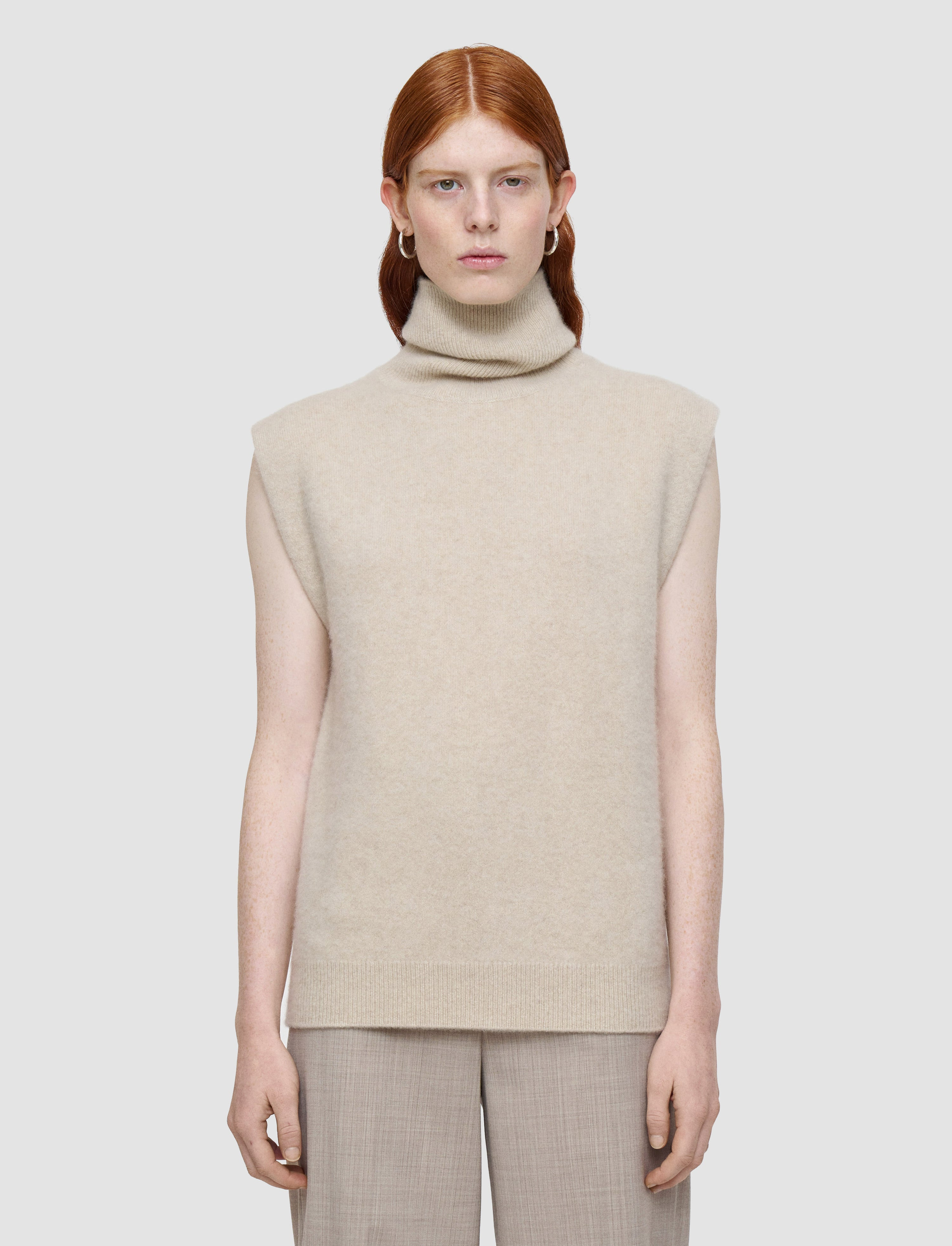 Brushed Cashmere Vest - 3
