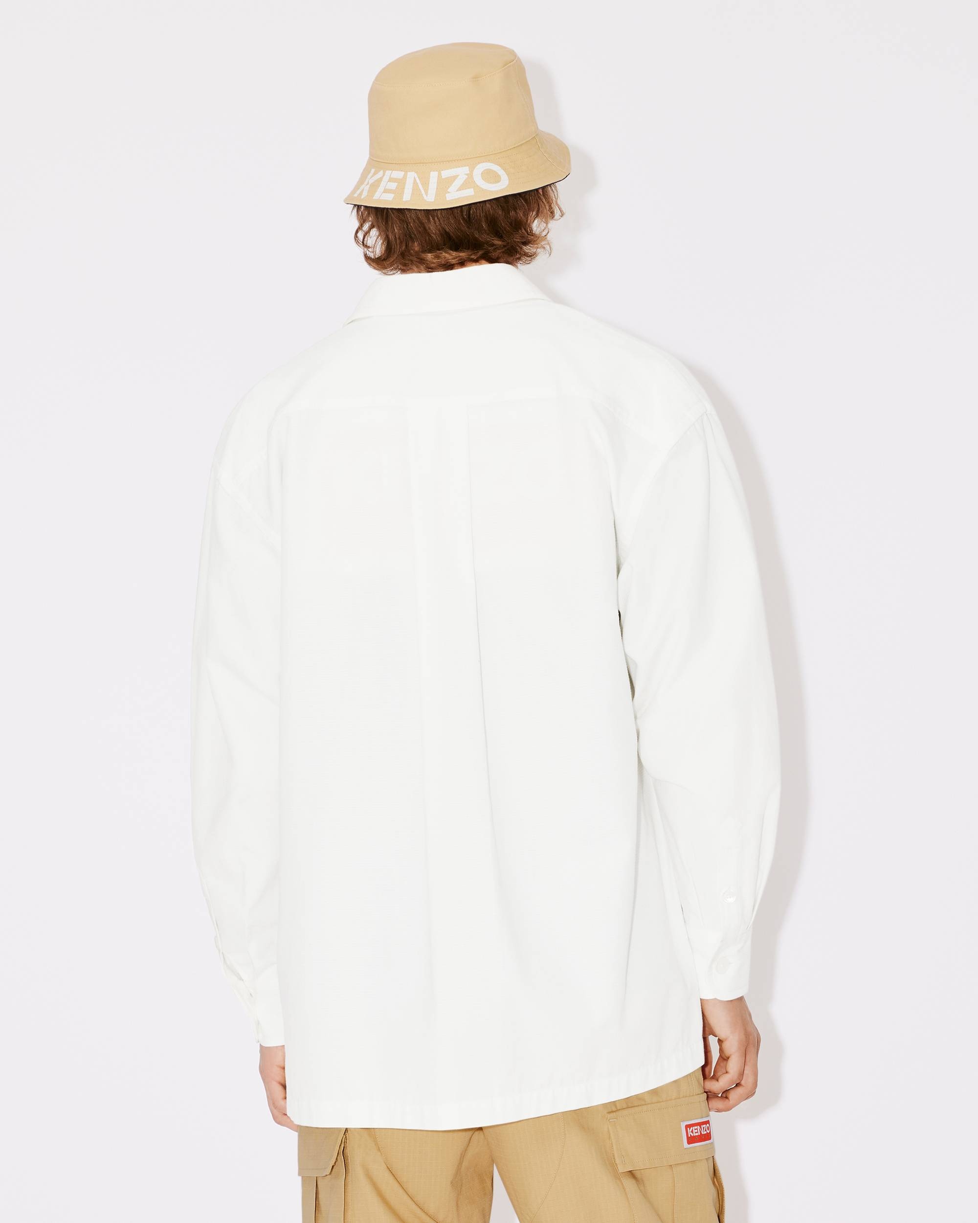 'BOKE FLOWER' Crest oversized shirt. - 4