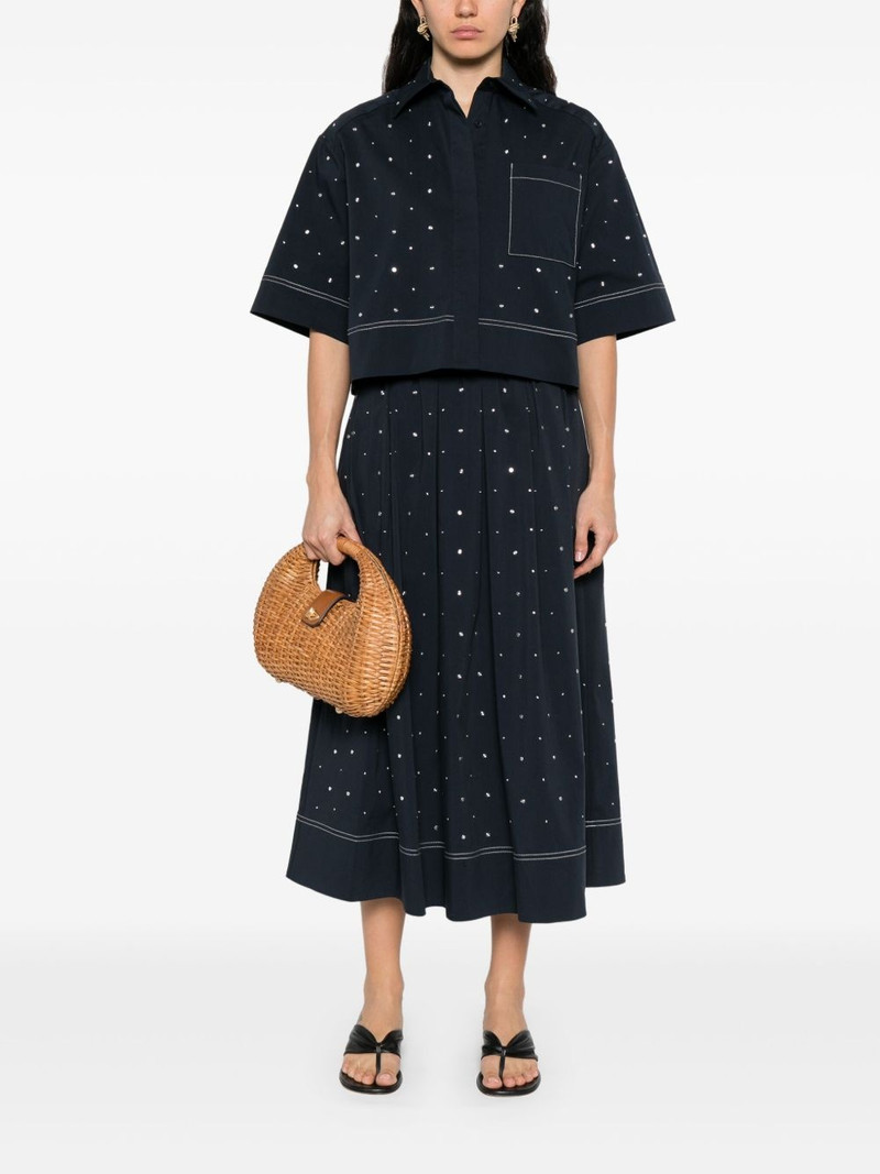 maje cropped shirt outlook