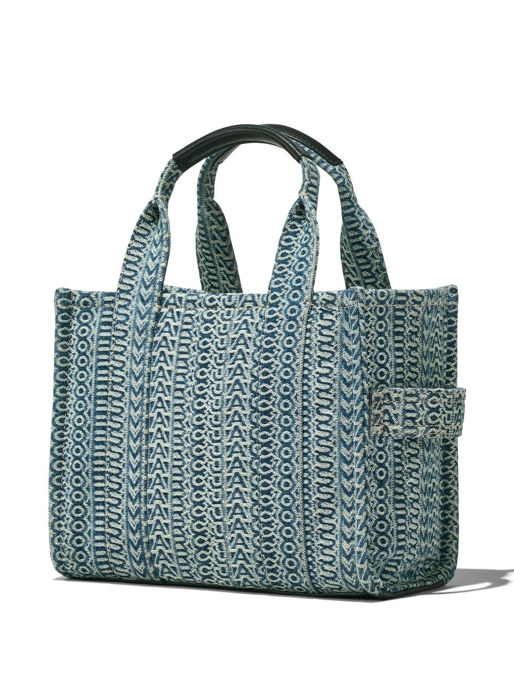 monogram jacquard tote bag - 5