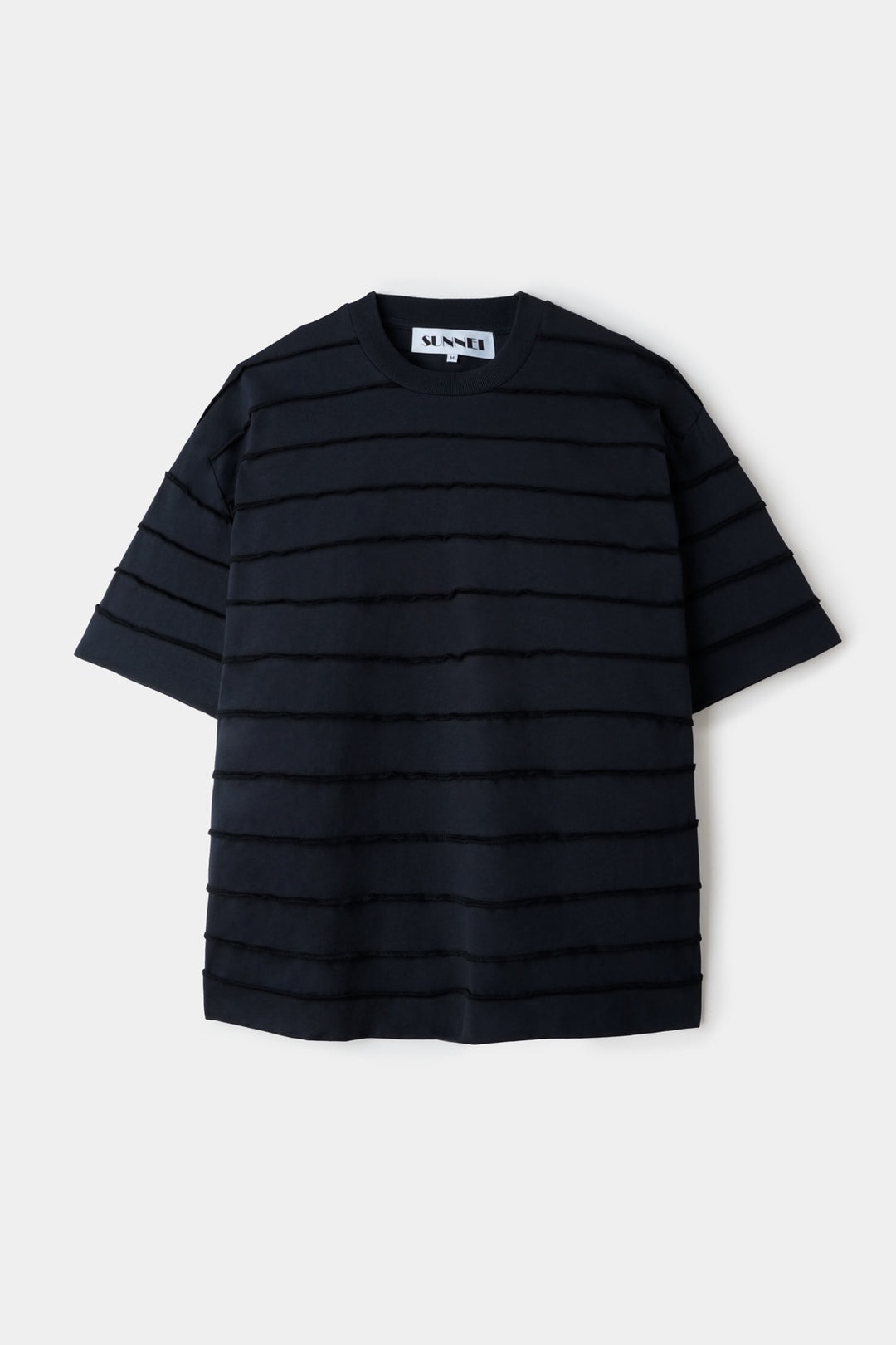 OVER T-SHIRT W/ CUTS / dark blue - 2