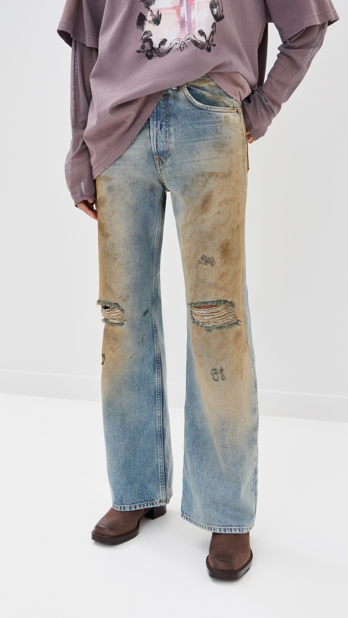 パンツ Acne studios 2021f penicillin Acne Studios - 2021F Loose Fit Jeans in Mid Blue – Stoy