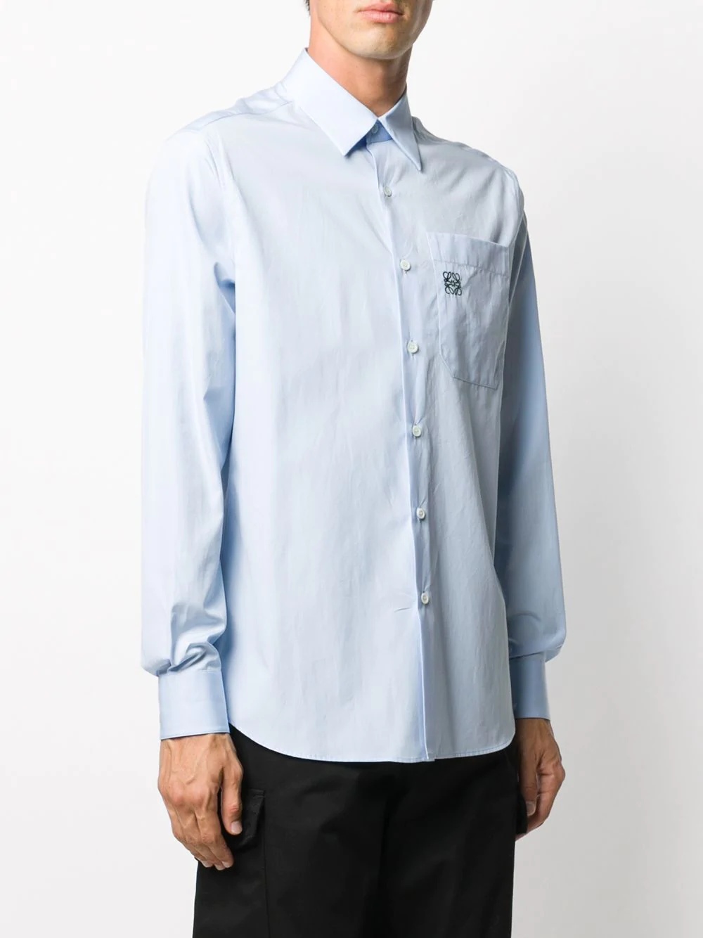 embroidered Oxford shirt - 3