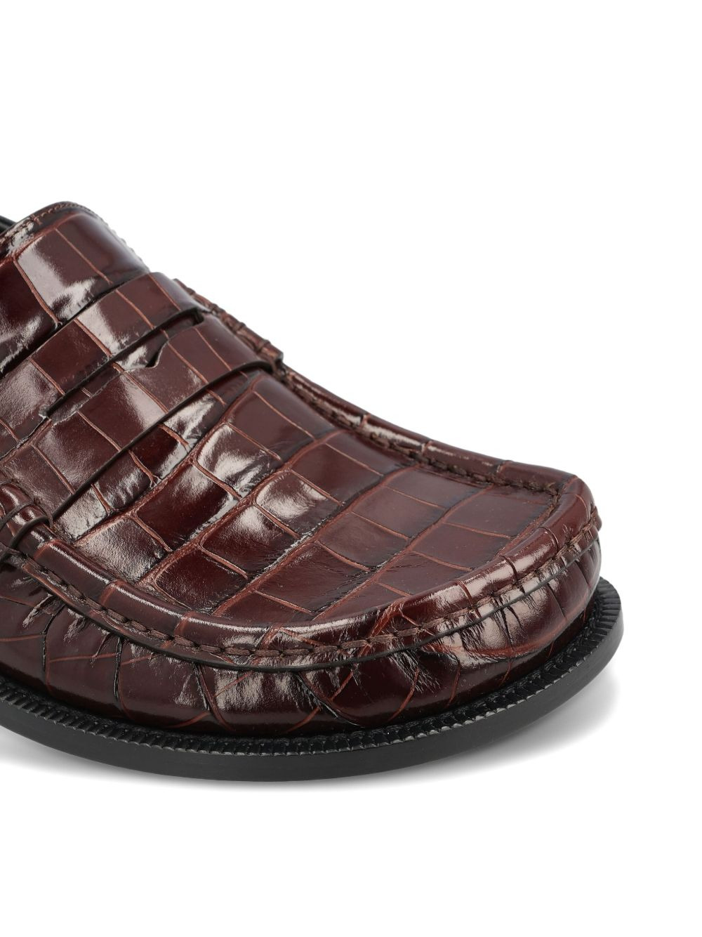 Campo crocodile-effect loafers - 3