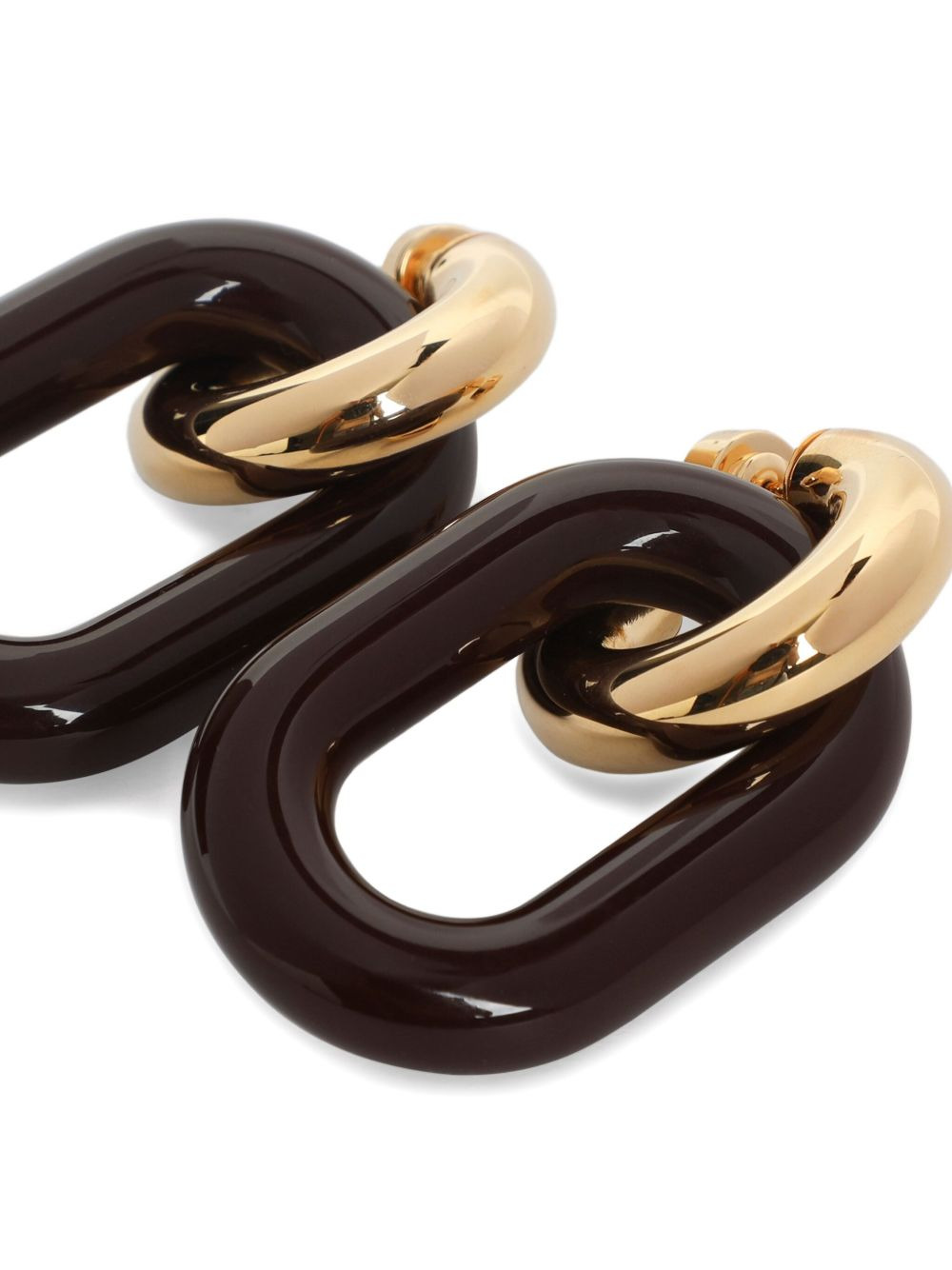 chain-link earrings - 3