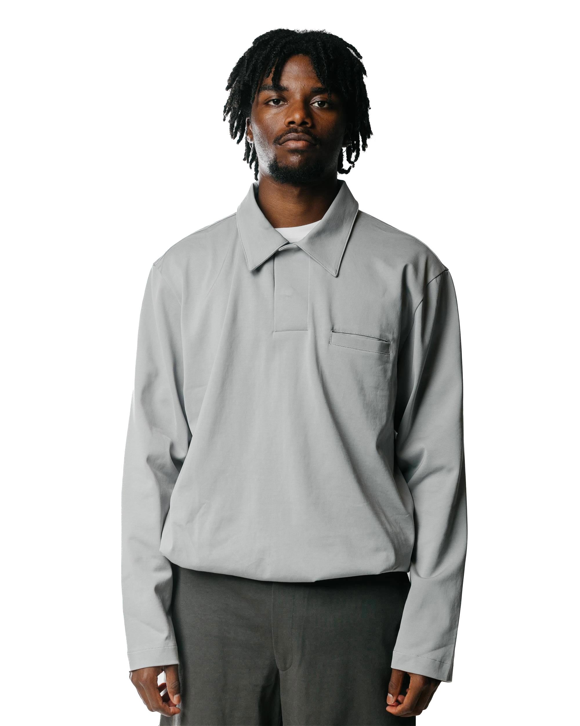 L/S Richmond Polo Foggy Blue - 2