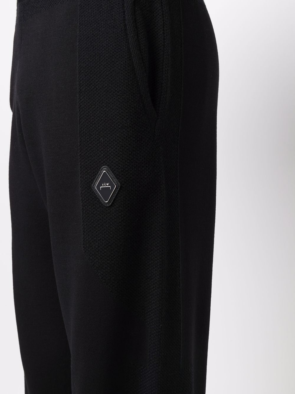 logo-patch panelled track pants - 5