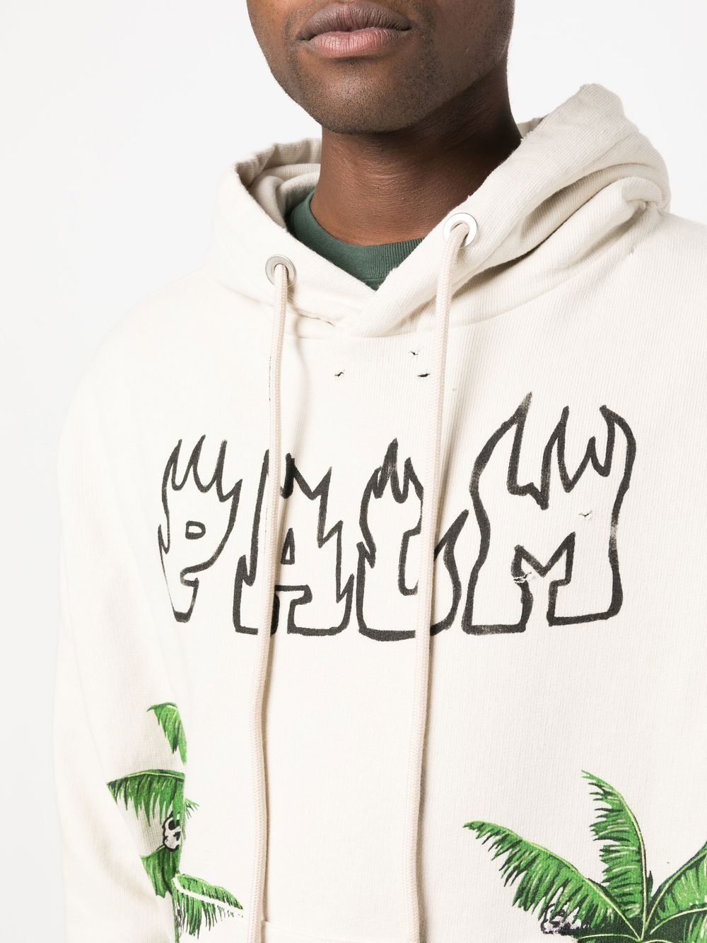 logo-print long-sleeve hoodie - 5
