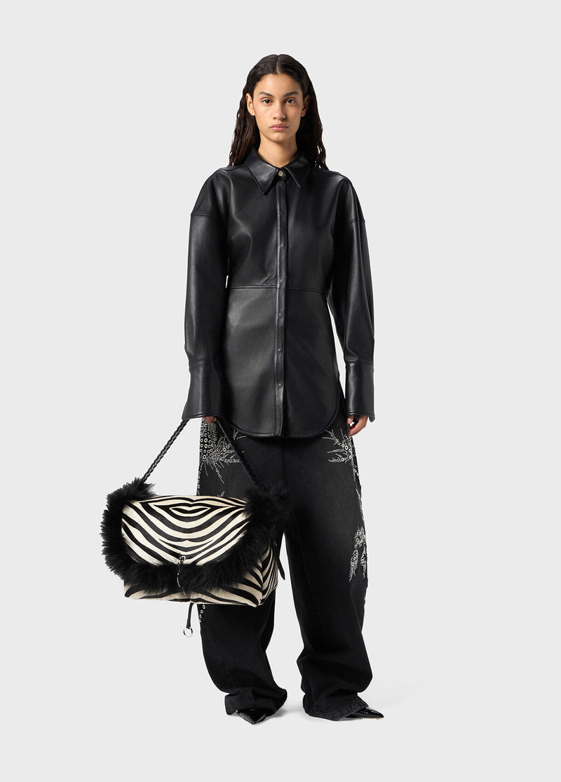 LEATHER SHIRT WITH BELT 5