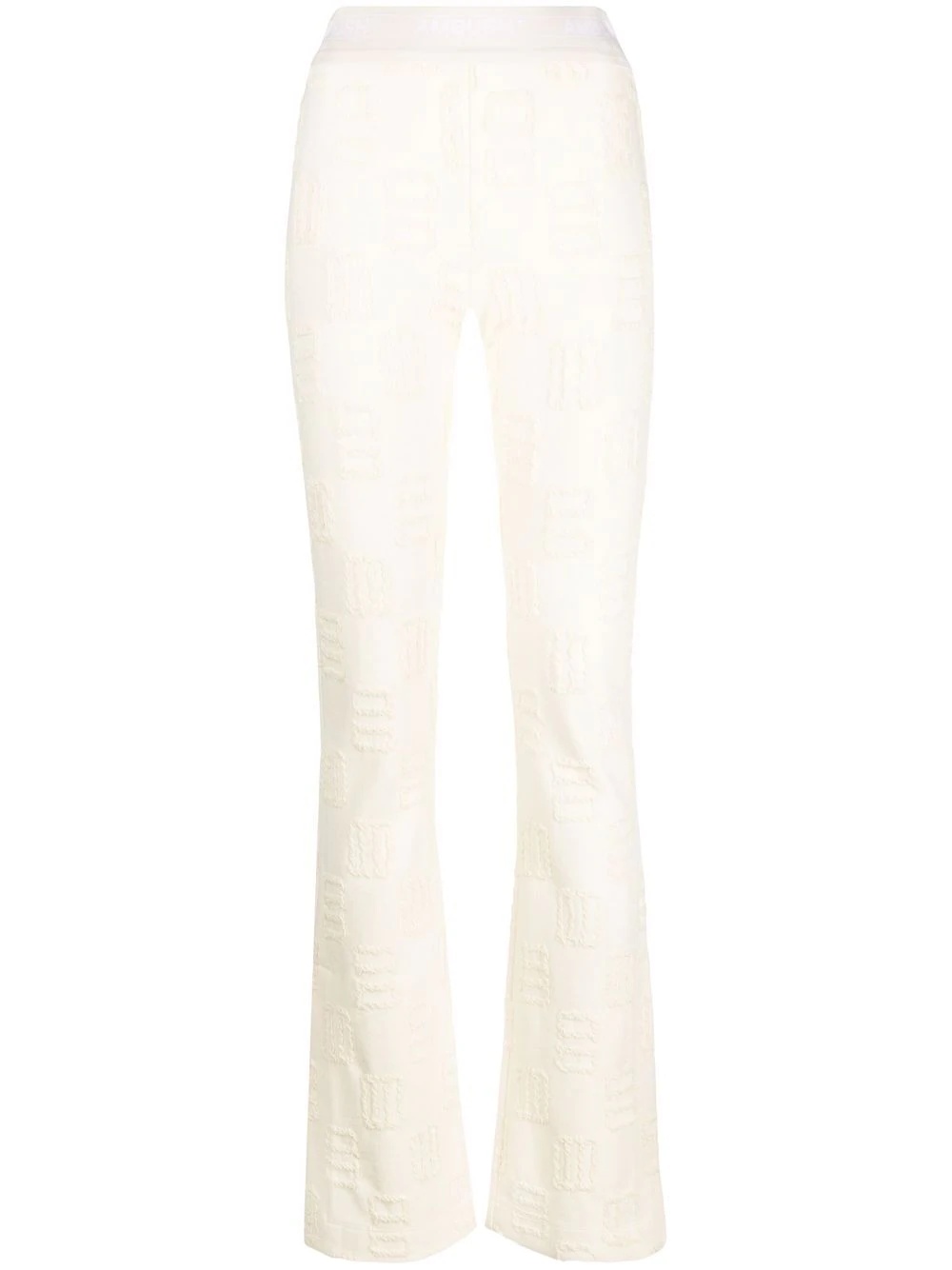 monogram flared leggings - 1