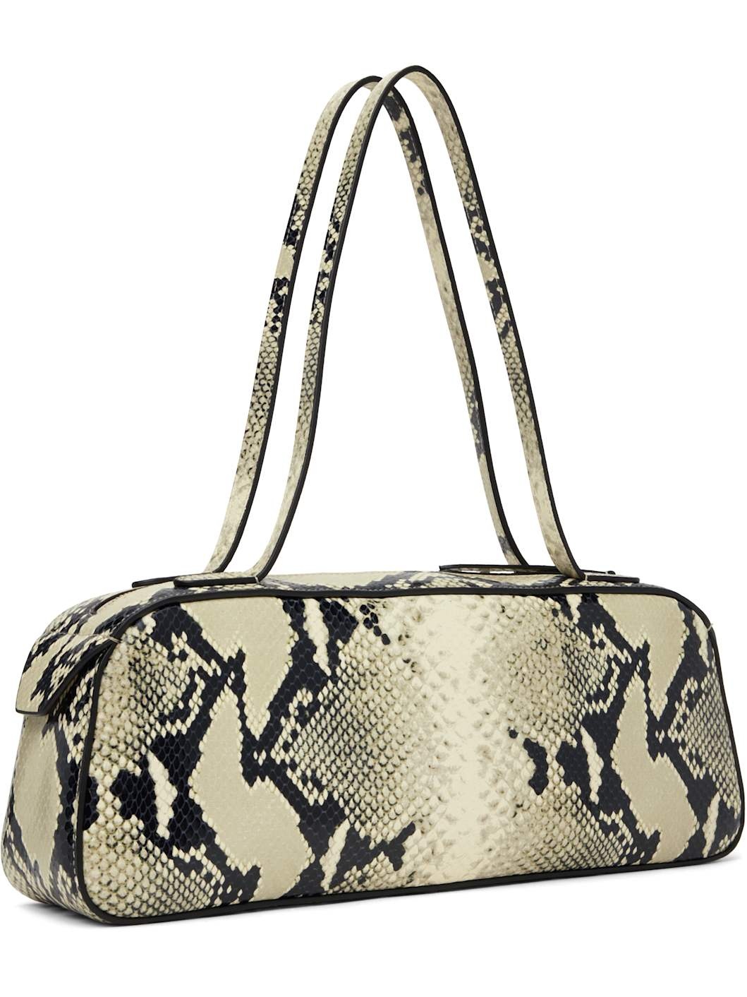Beige & Black Simona Shoulder Bag - 3