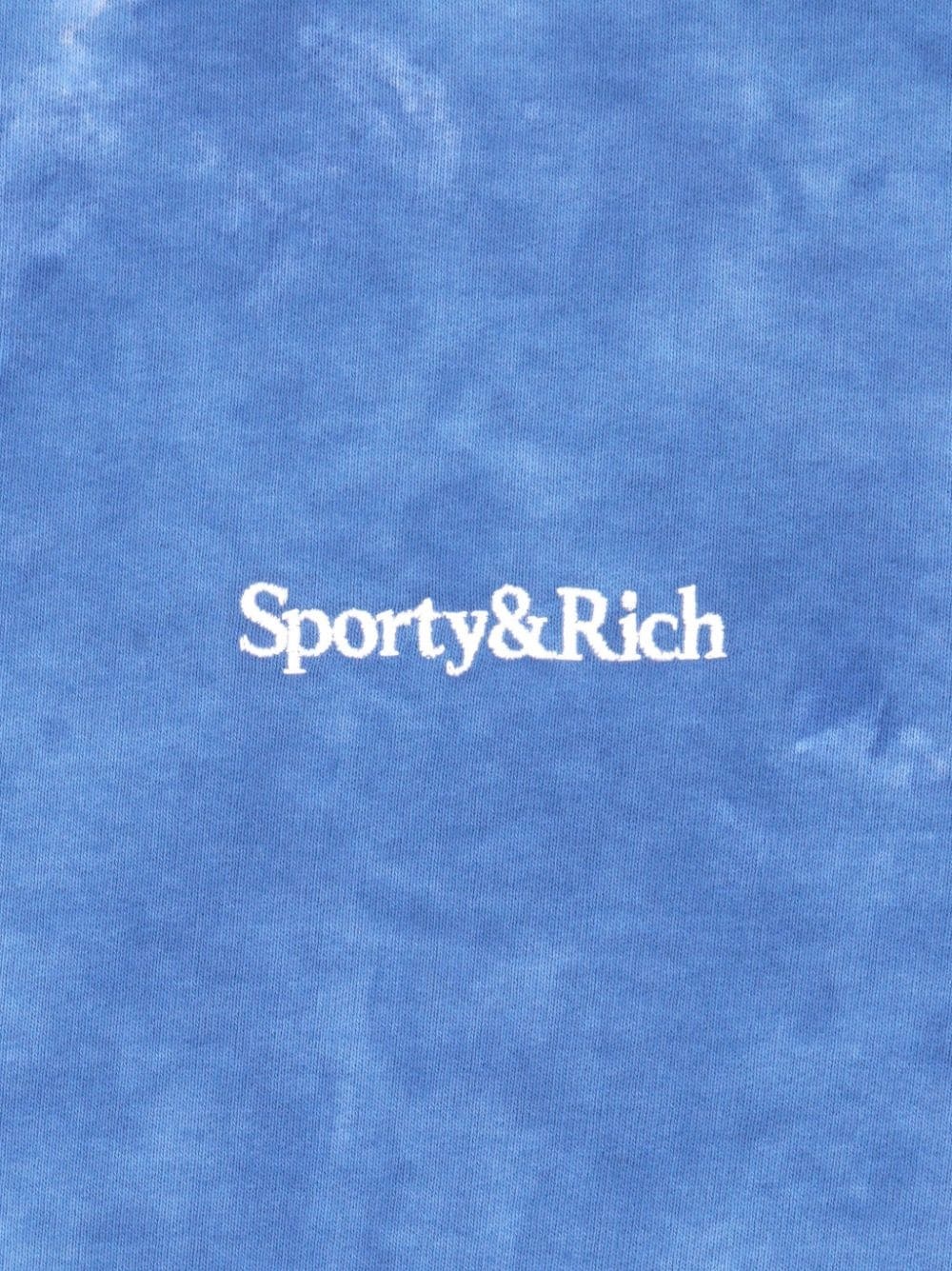 logo-embroidered cotton track shorts - 2