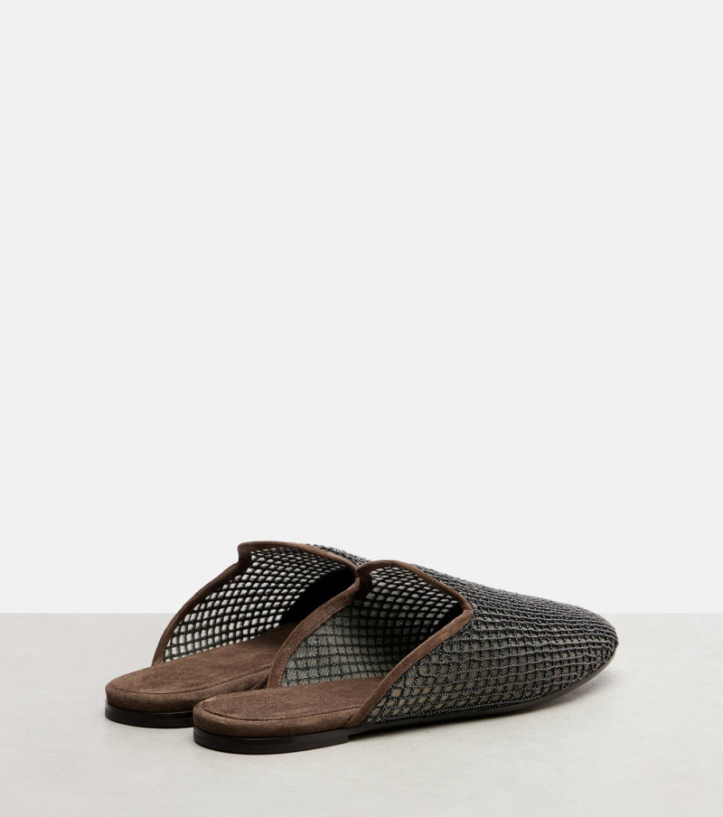Brunello Cucinelli Monili mules outlook