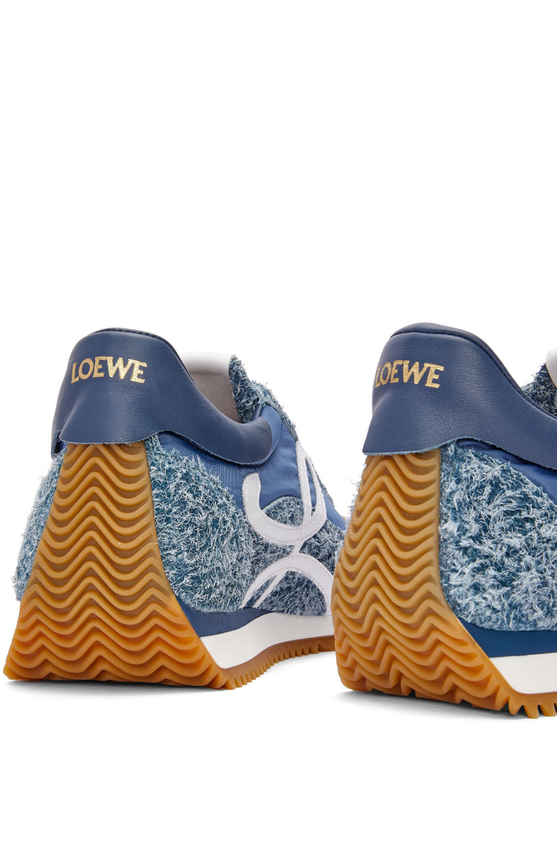 Flow Runner in nylon and brushed suede 5