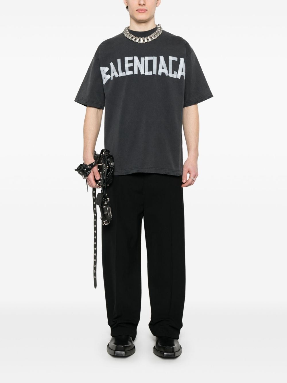 Tape Type T-shirt - 2