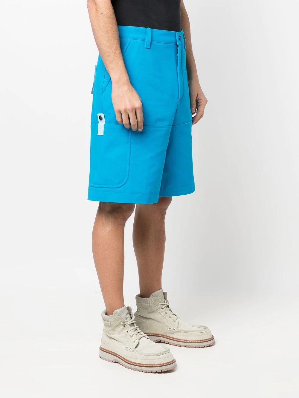 cotton cargo shorts - 3