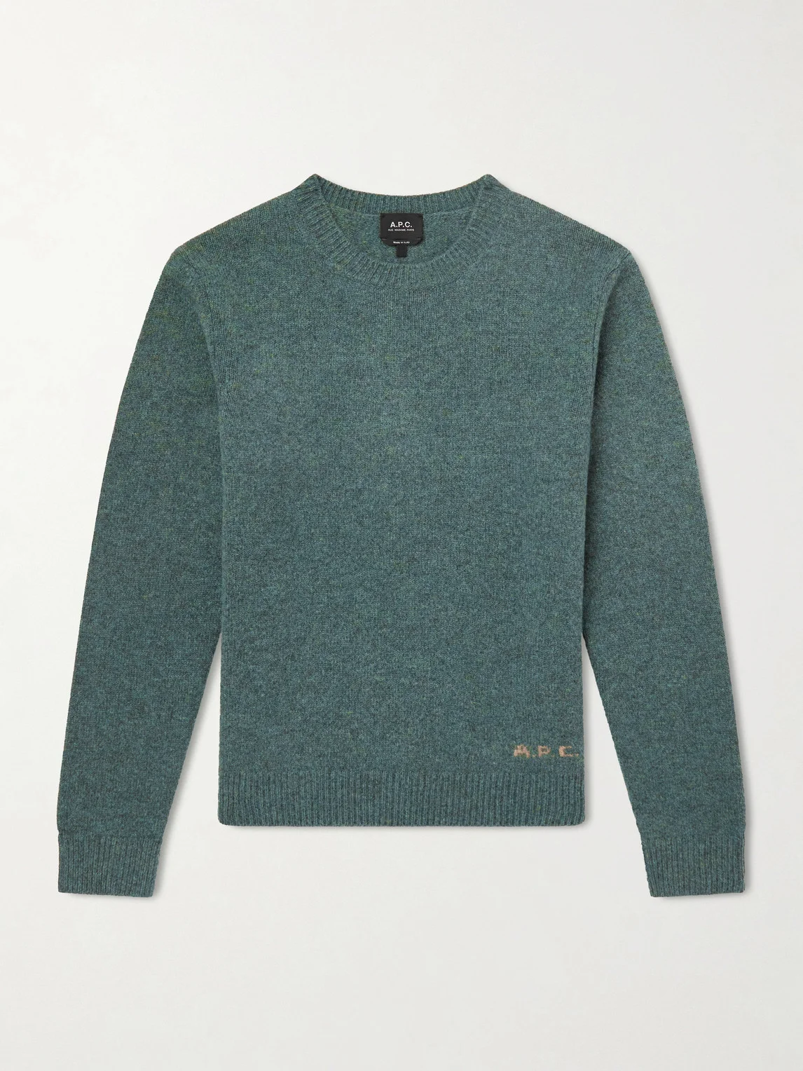 Edmond Logo-Intarsia Wool Sweater - 1