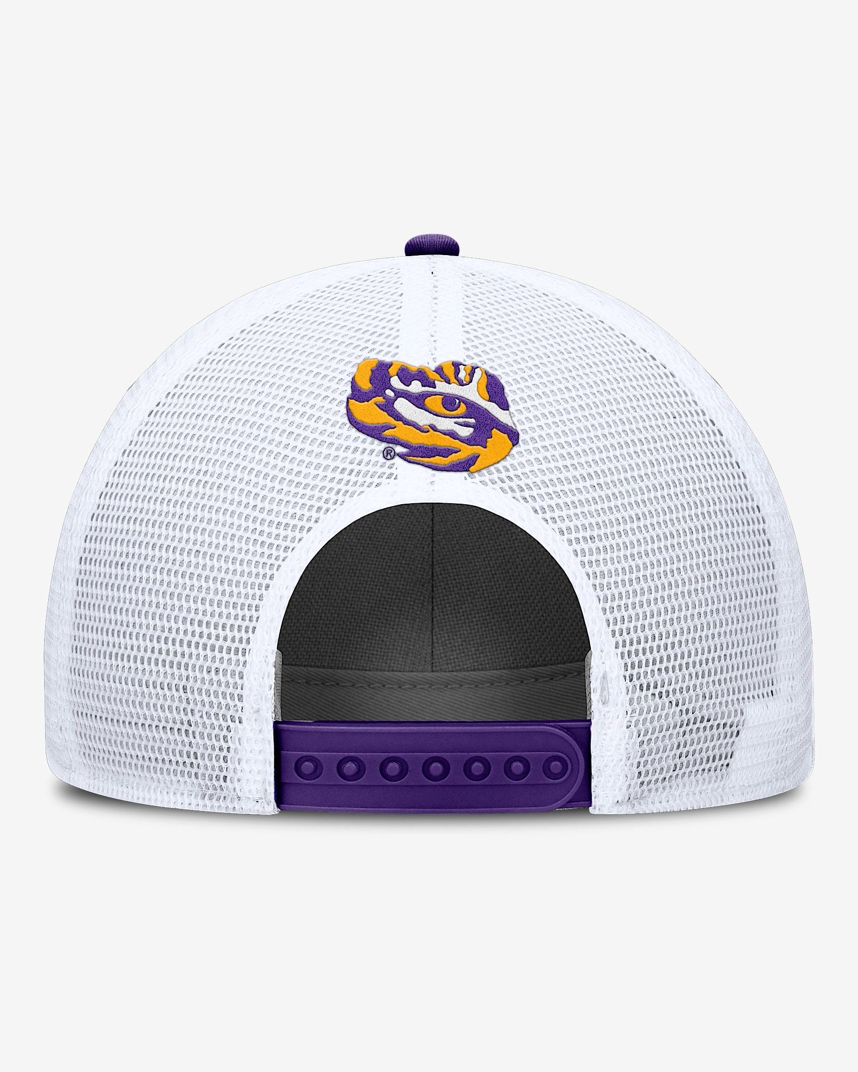LSU On-Field Rise Men's Nike College Trucker Adjustable Hat - 2