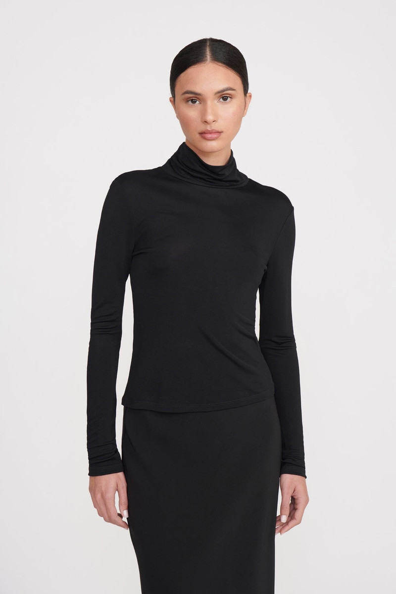 STAUD HELVIN TOP BLACK 1