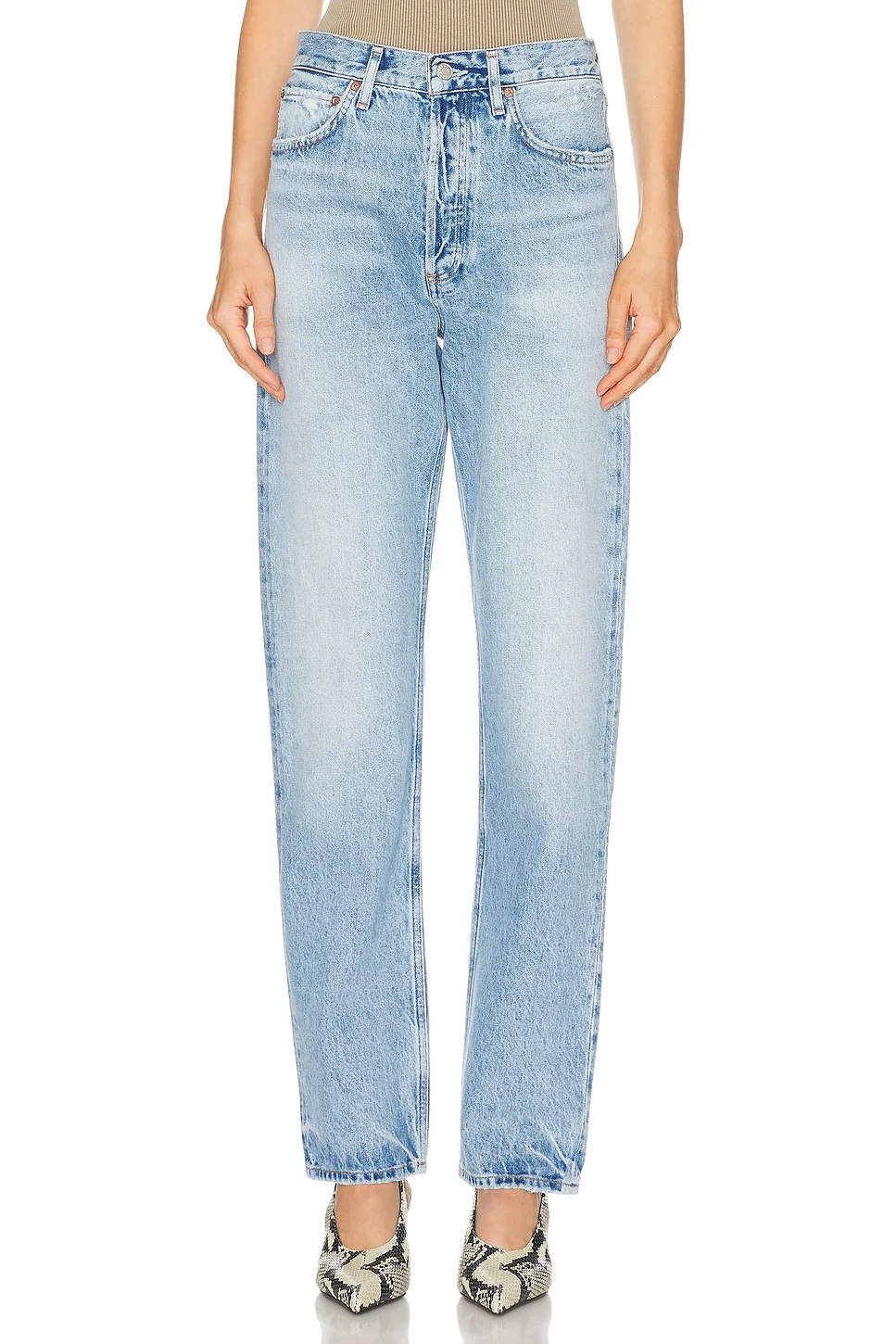90s Mid Rise Loose Jeans - 1