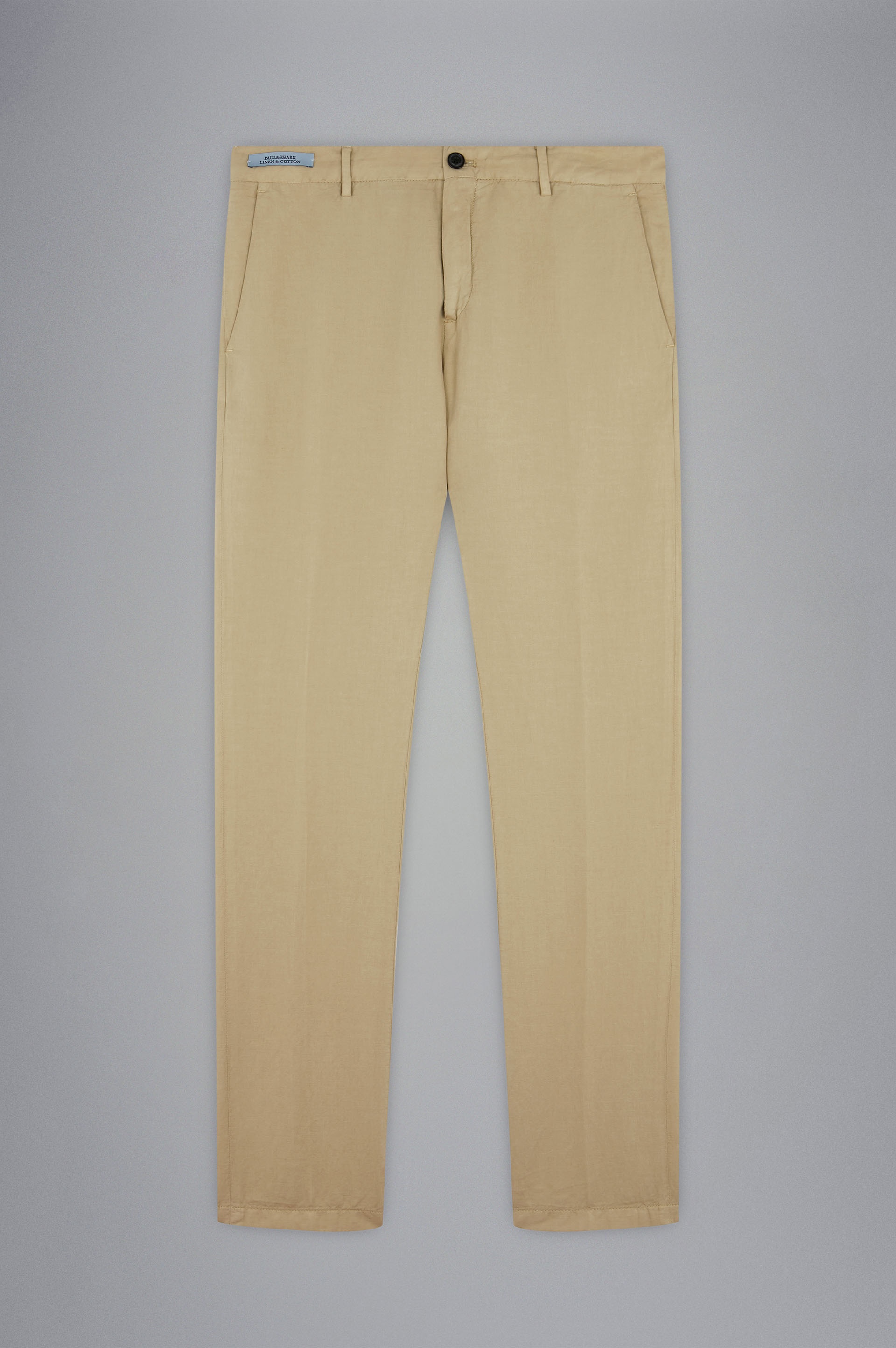LINEN AND COTTON TROUSERS - 1