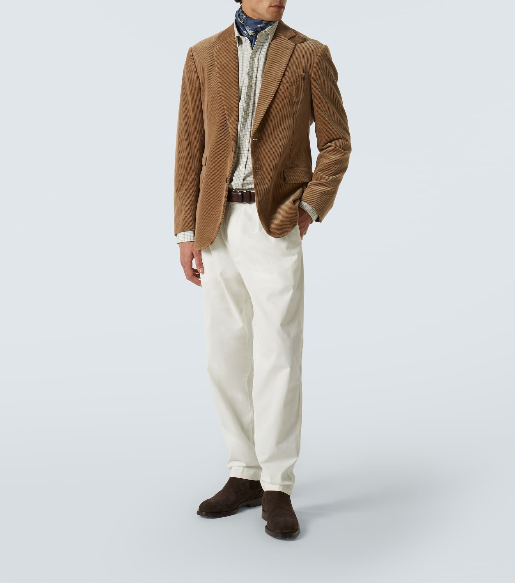 Kent cotton and cashmere corduroy blazer - 2