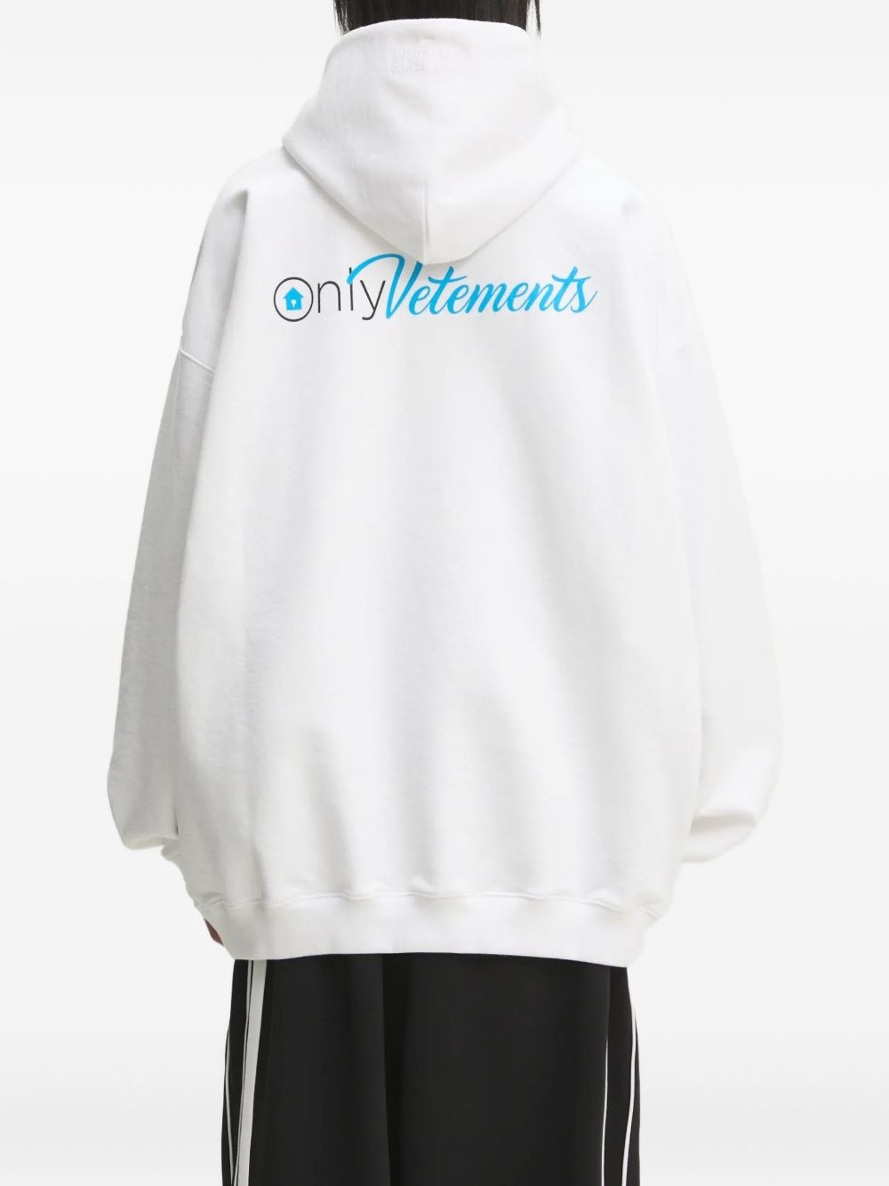 logo-print hoodie - 3