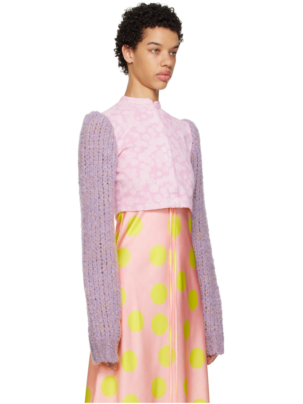Purple & Pink Floral Jacket - 2