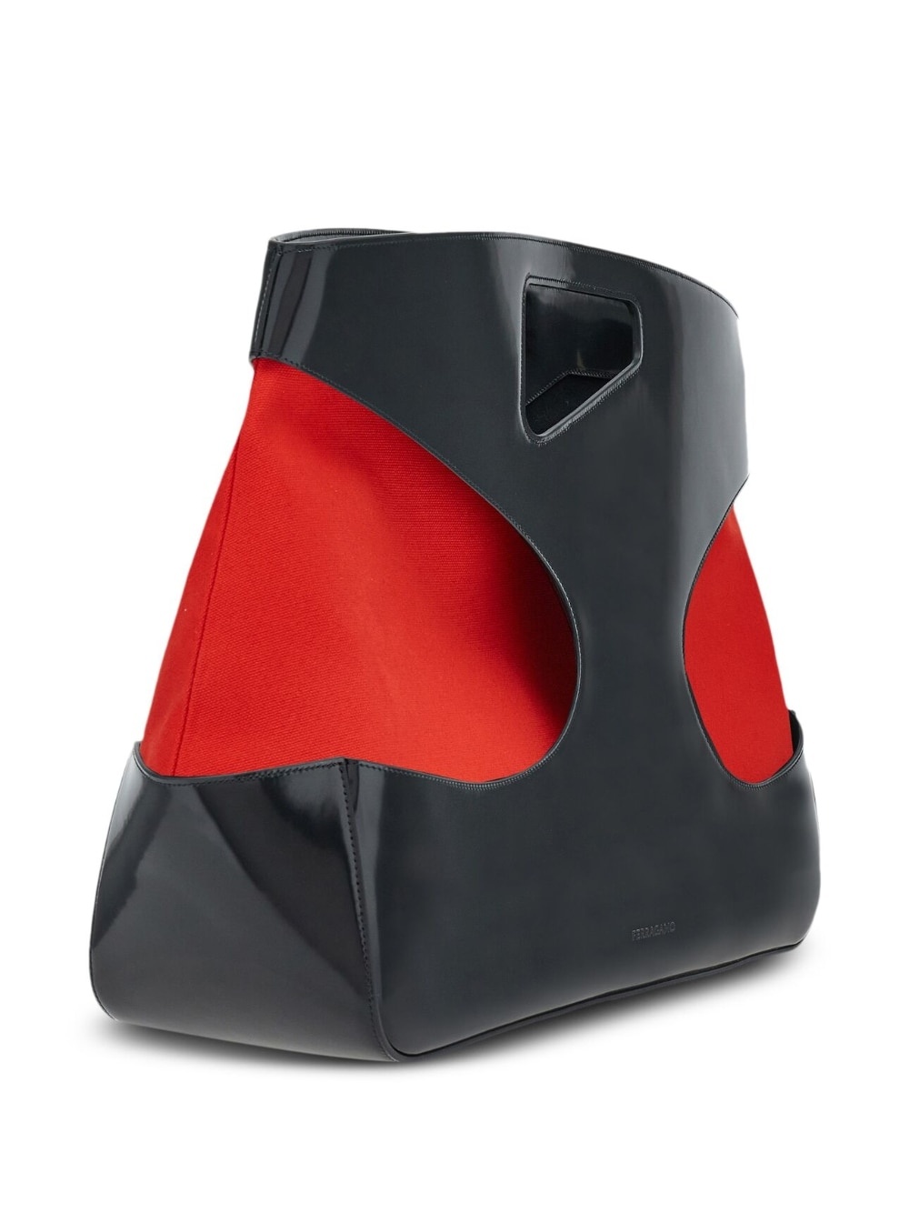 cut-out top handle bag - 3