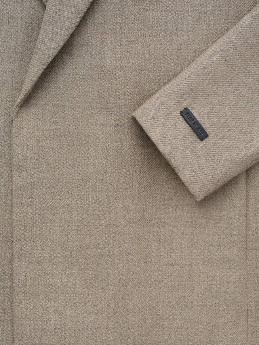 Heavy Wool Twill Relaxed Blazer - 6