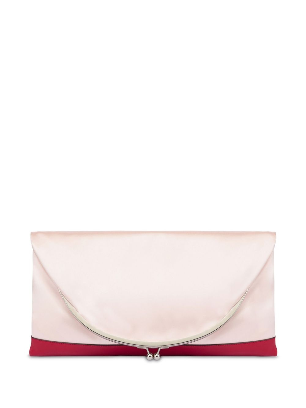 ball chain shoulder strap clutch - 1