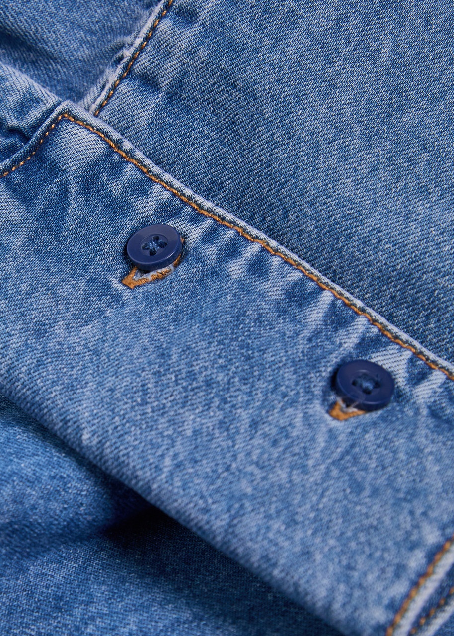 Alice + Olivia Hannon Chambray Denim Shirt - 5