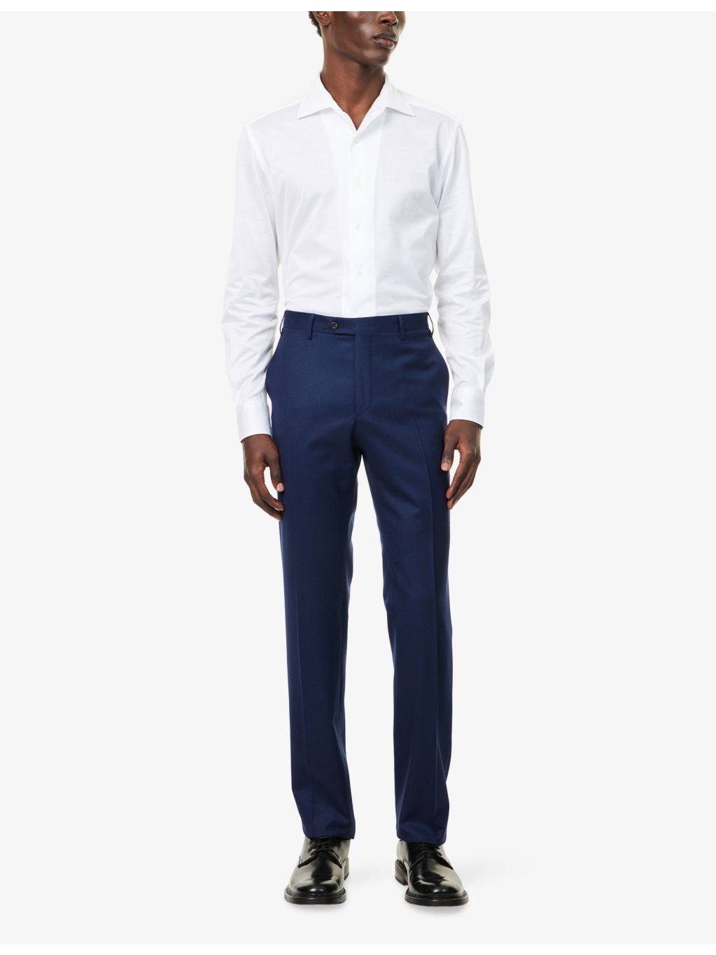 Long-Sleeve Regular-Fit Cotton Shirt - 2