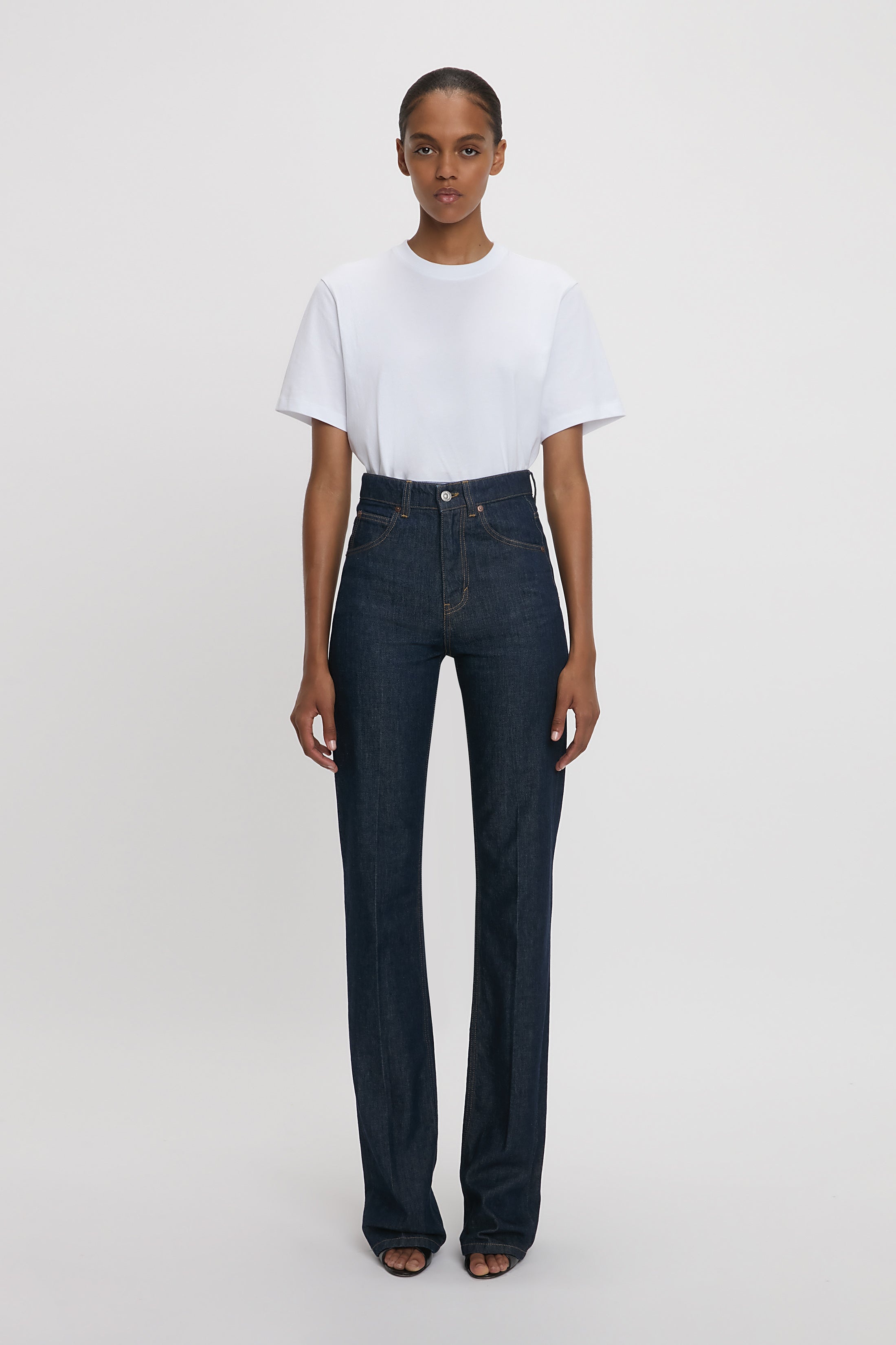 Exclusive Julia High Waisted Jean In Indigo Rinse - 2