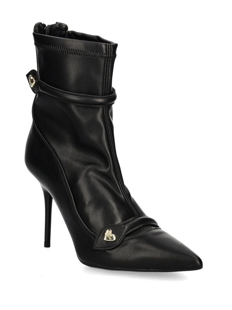 Moschino 90mm zip-up boots outlook